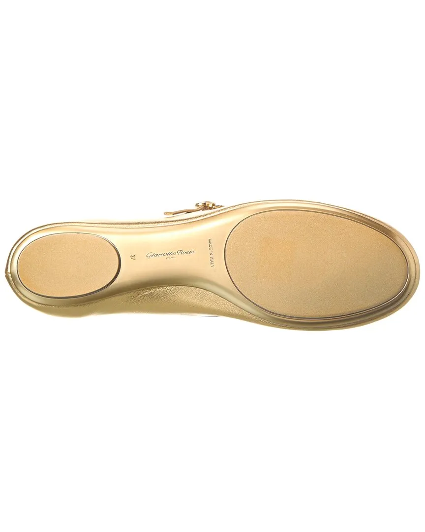 Gianvito Rossi Carla Leather Flat