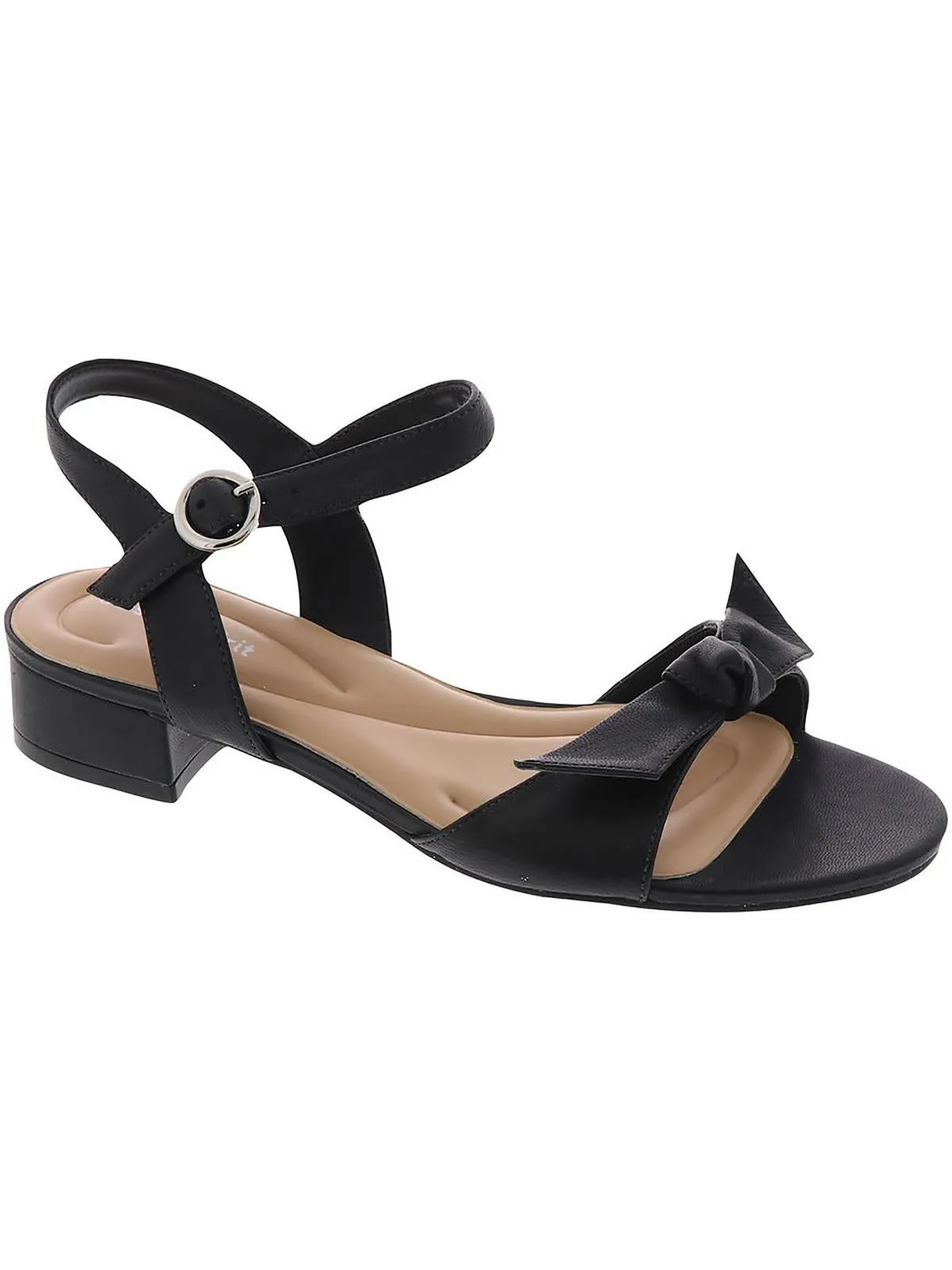 Ginova Womens Leather Ankle Strap Heels
