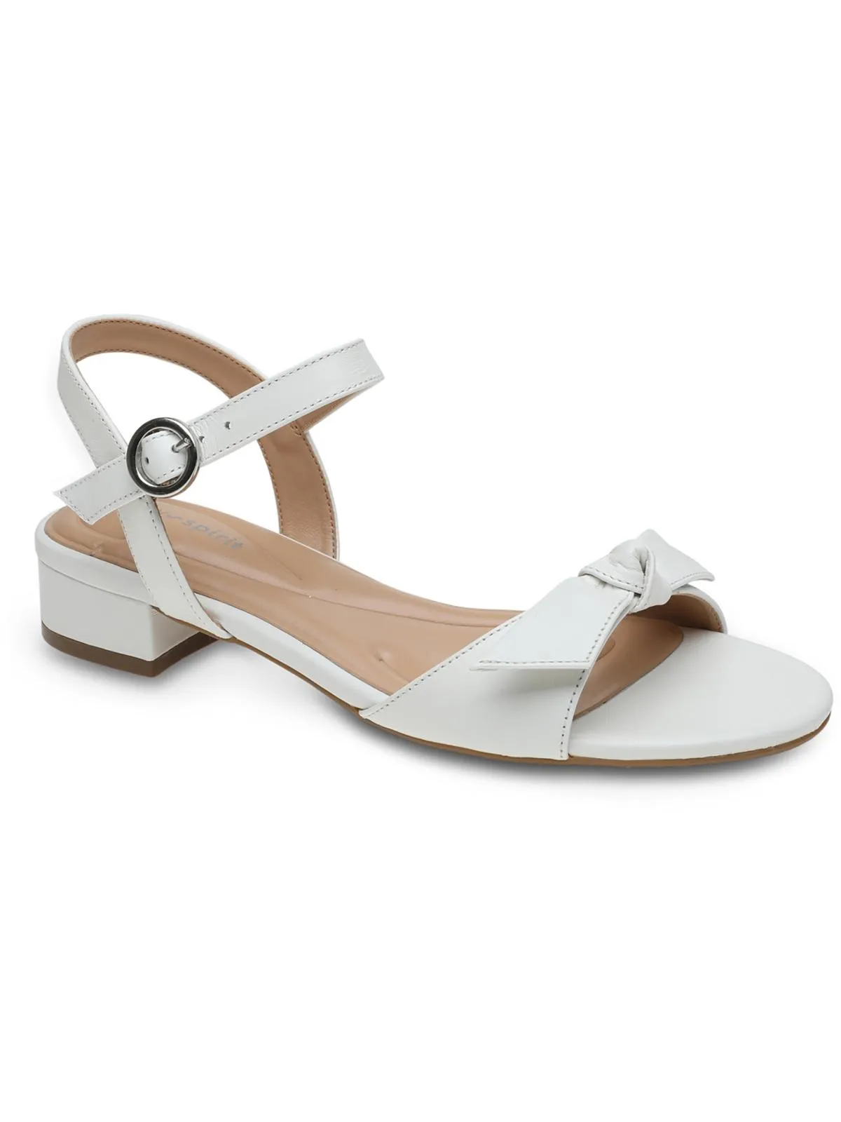 Ginova Womens Leather Ankle Strap Heels