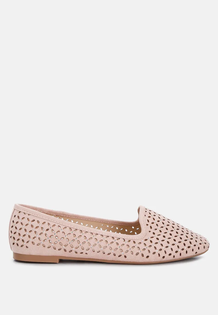 gordon perforated ballerinas