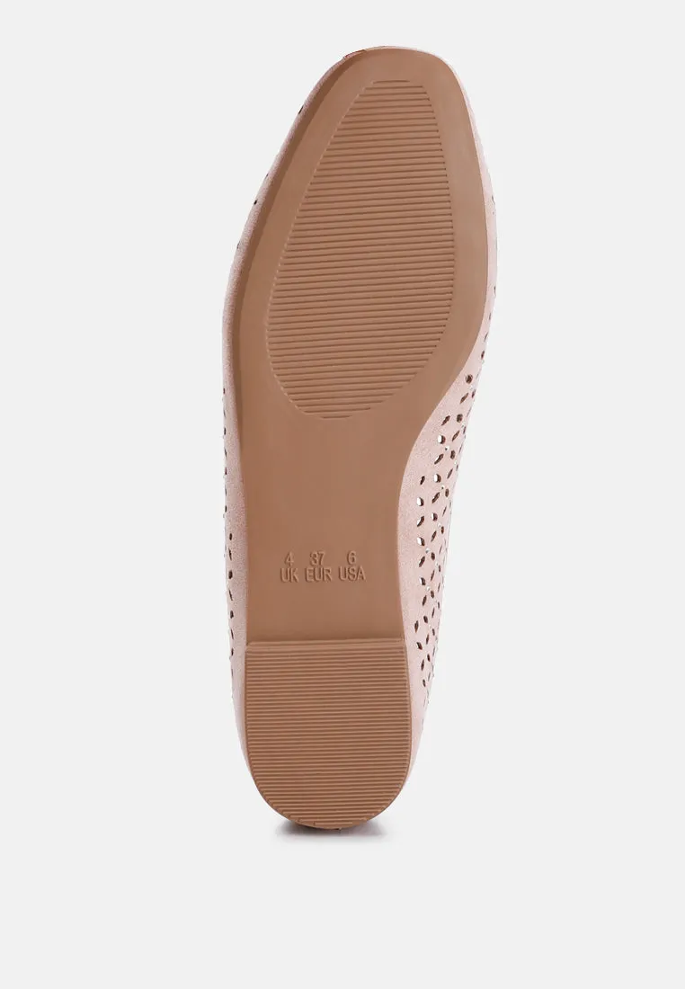 gordon perforated ballerinas