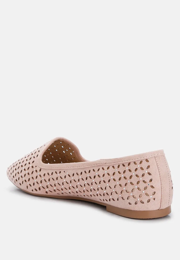 gordon perforated ballerinas