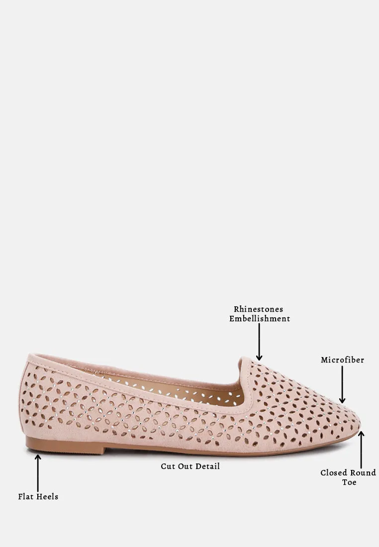 gordon perforated ballerinas