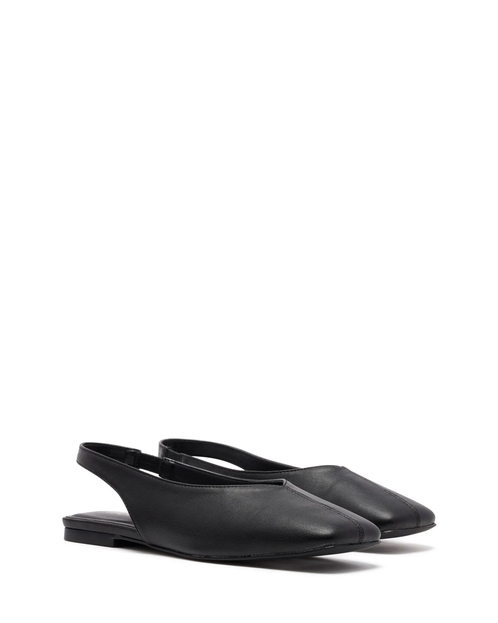 Graze Slingback Flat Black
