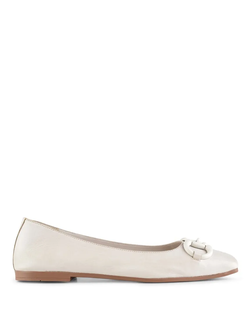 Harper Off-White Leather