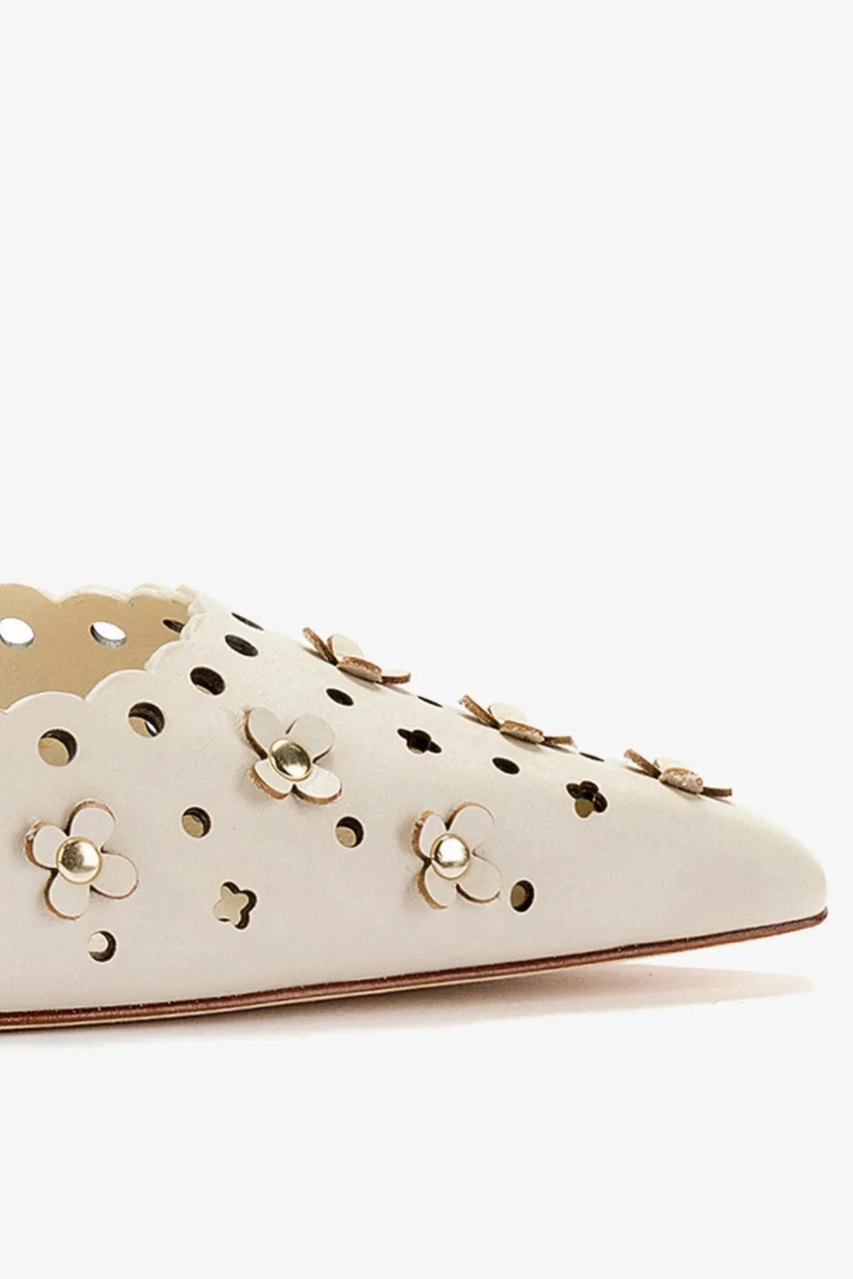 Jasmine Pump In Ivory Leather