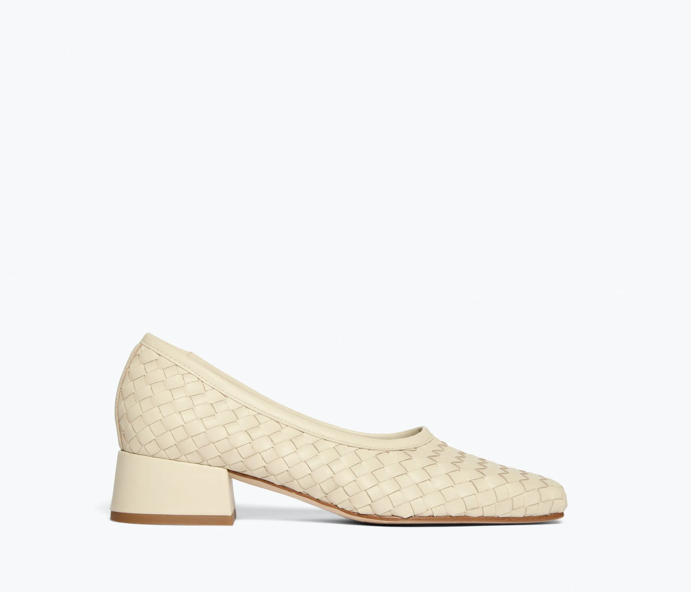 JAYLA WOVEN BALLET HEEL