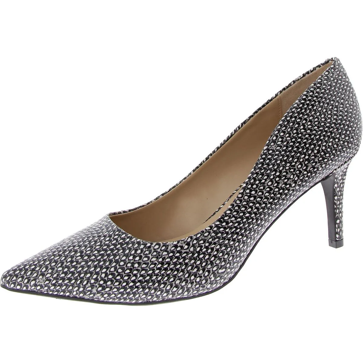Jeules Womens Padded Insole Slip On Pumps