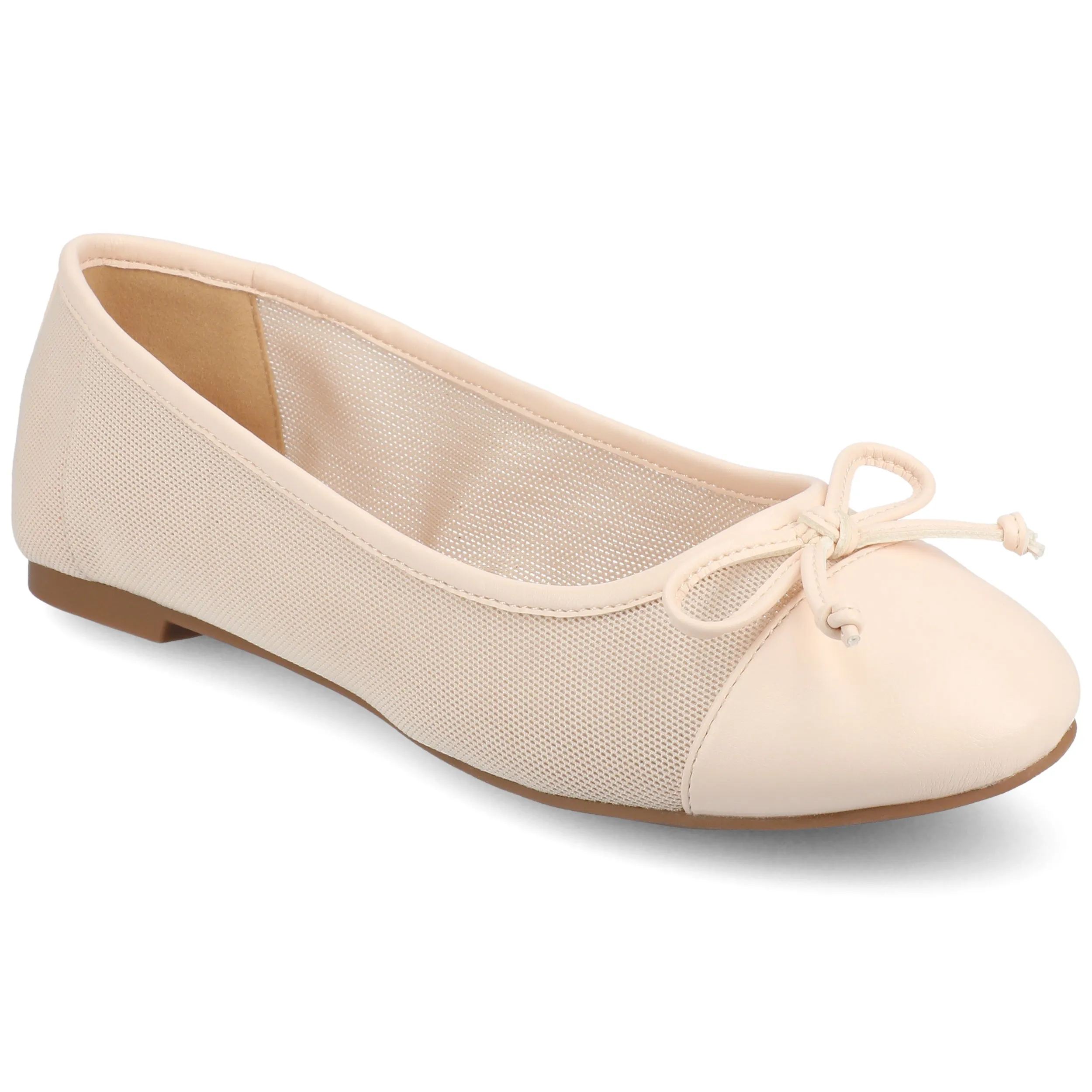 Journee Women's Kaiah Ballet Medium and Wide Width Dress Flats