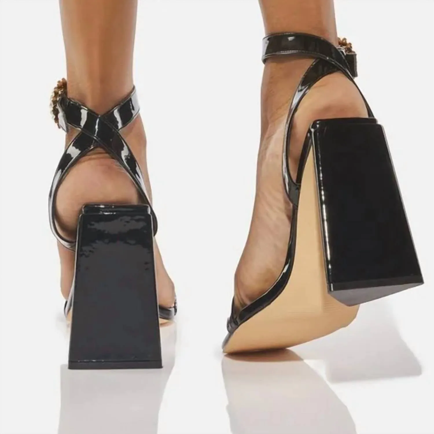 Journey Jewel Heels In Black