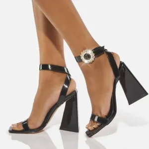 Journey Jewel Heels In Black