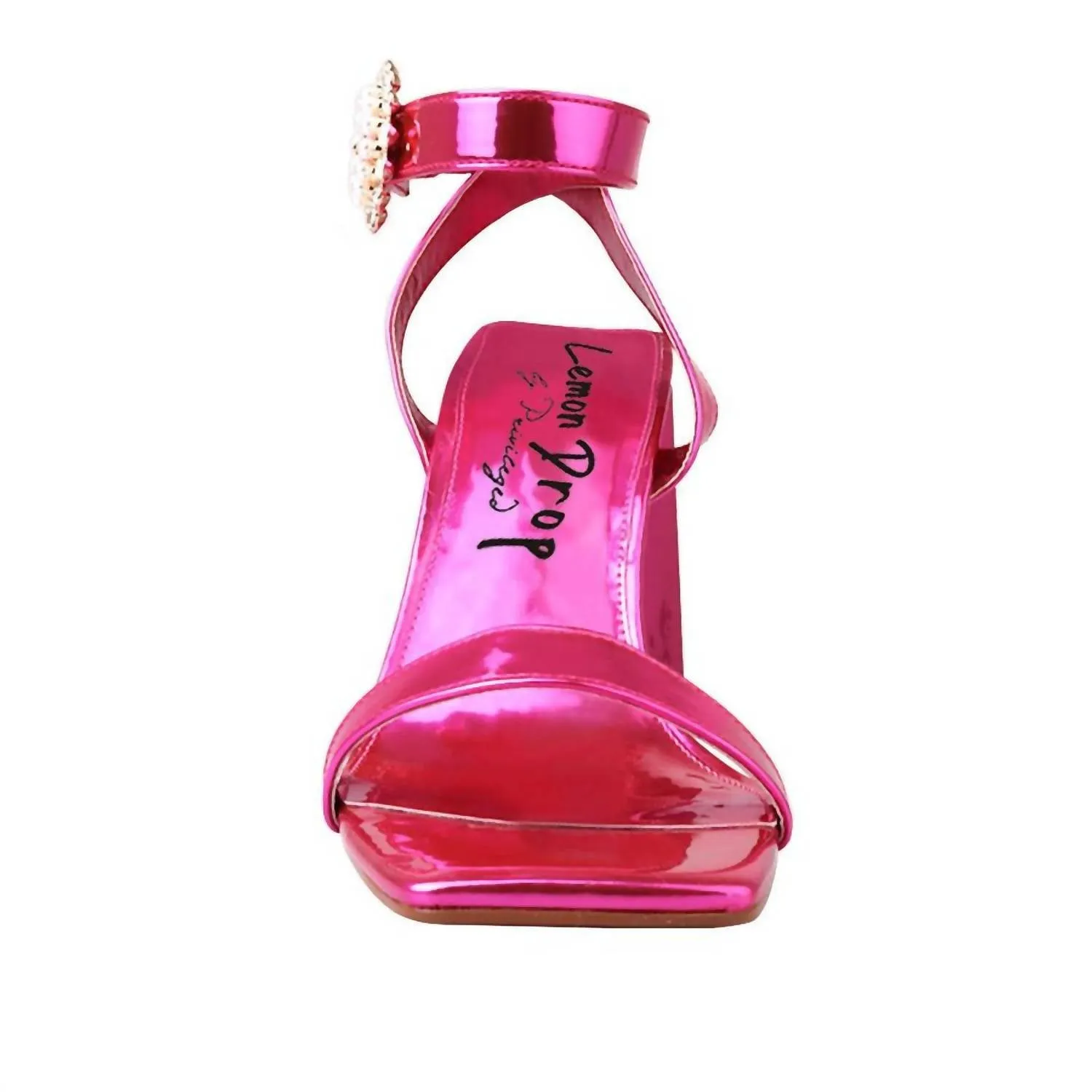 Journey Jewel Heels In Fuchsia