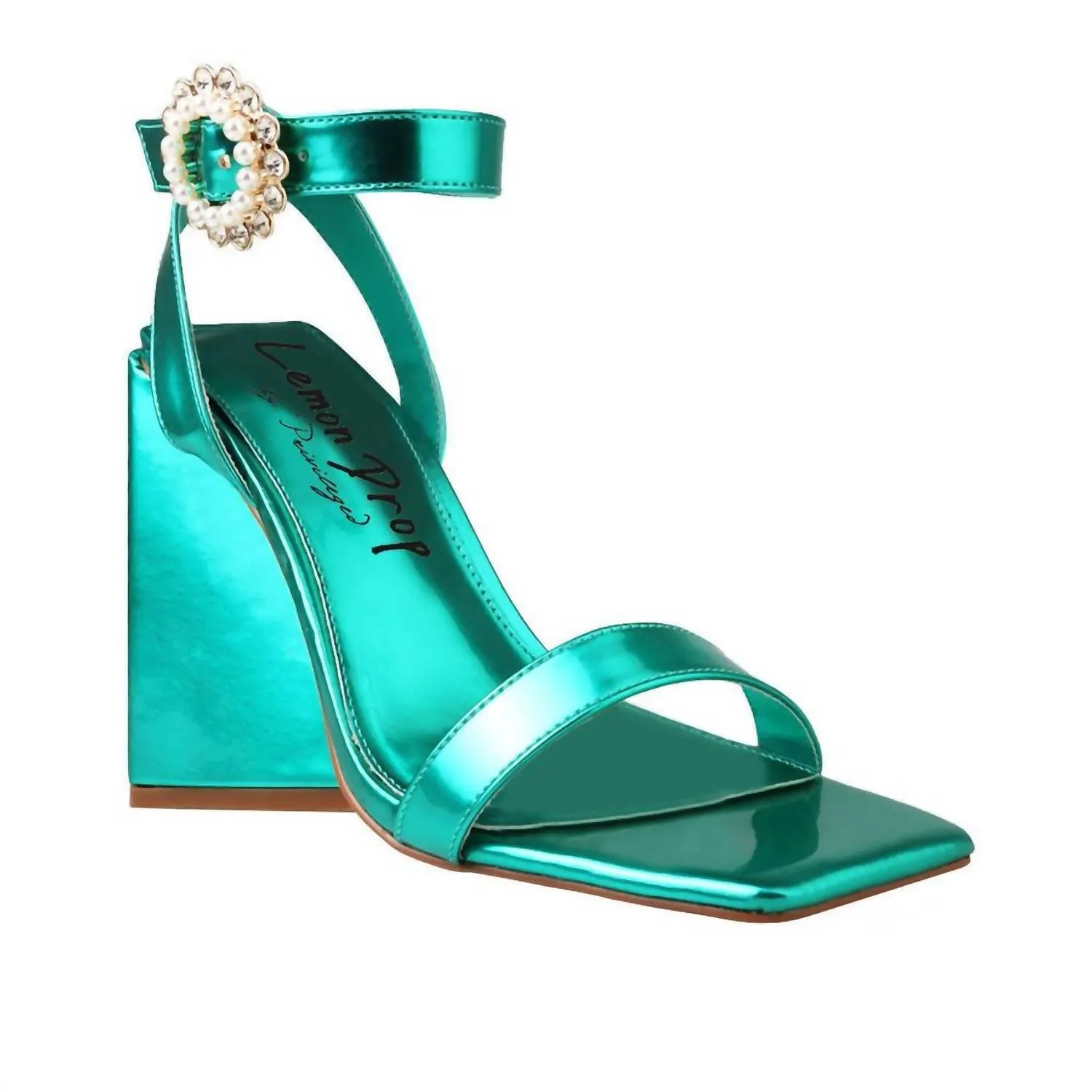 Journey Jewel Heels In Green