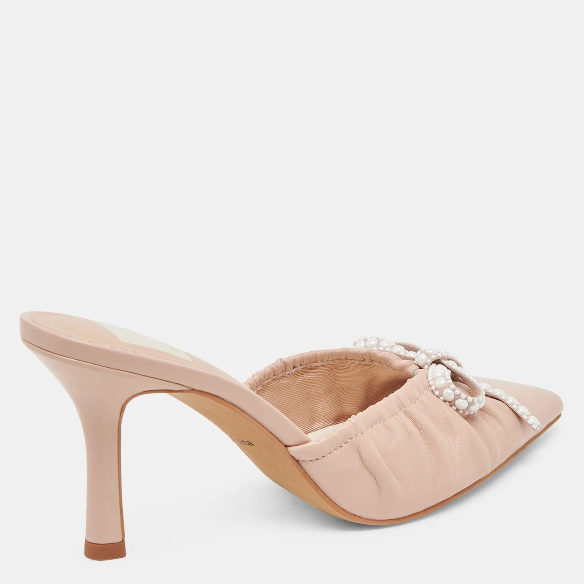 Kairi Pearl Heels Blush Crinkle Patent