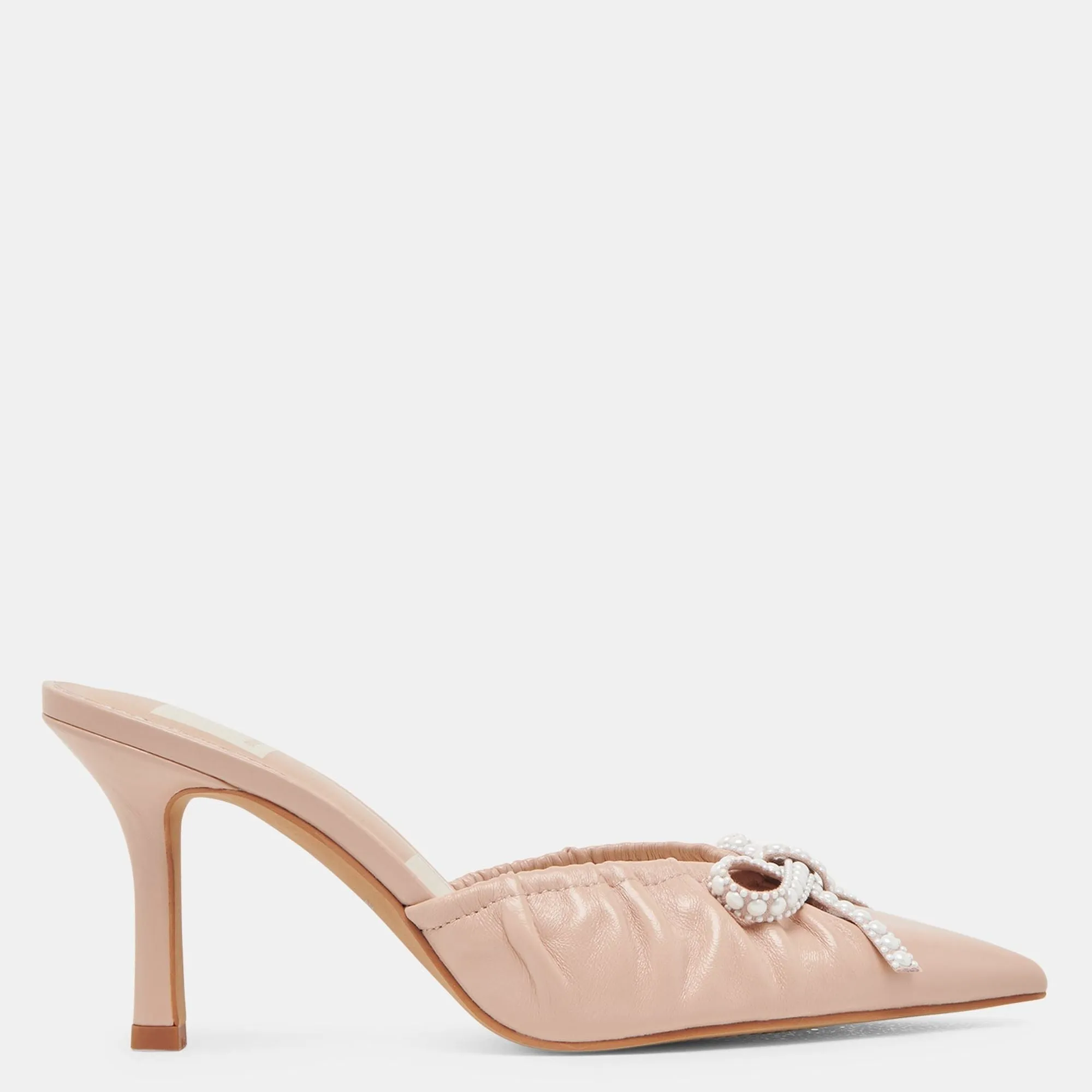 Kairi Pearl Heels Blush Crinkle Patent