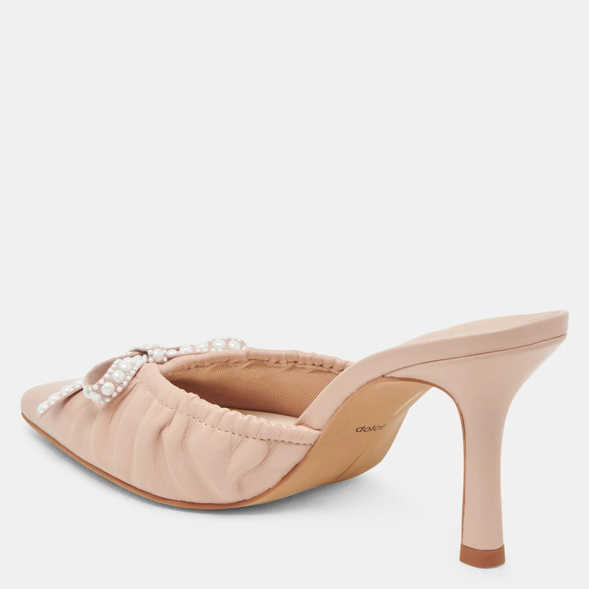 Kairi Pearl Heels Blush Crinkle Patent