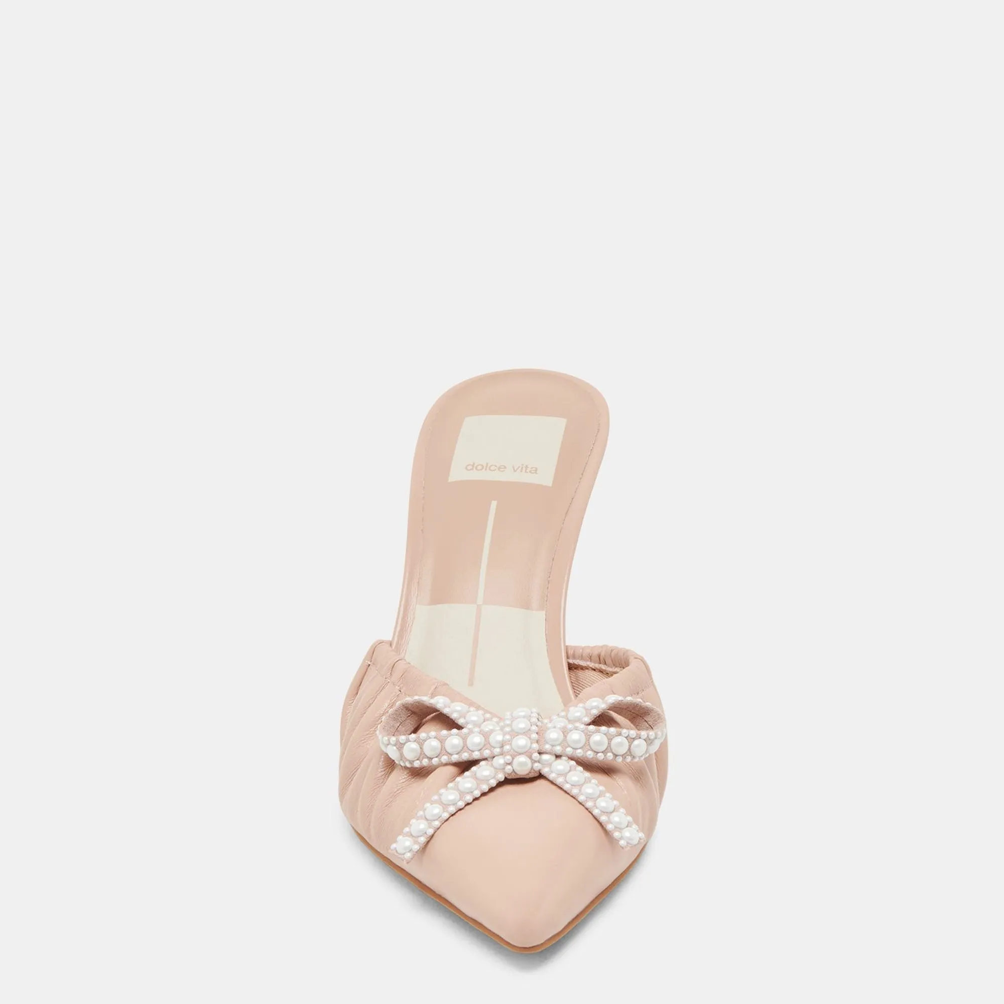 Kairi Pearl Heels Blush Crinkle Patent