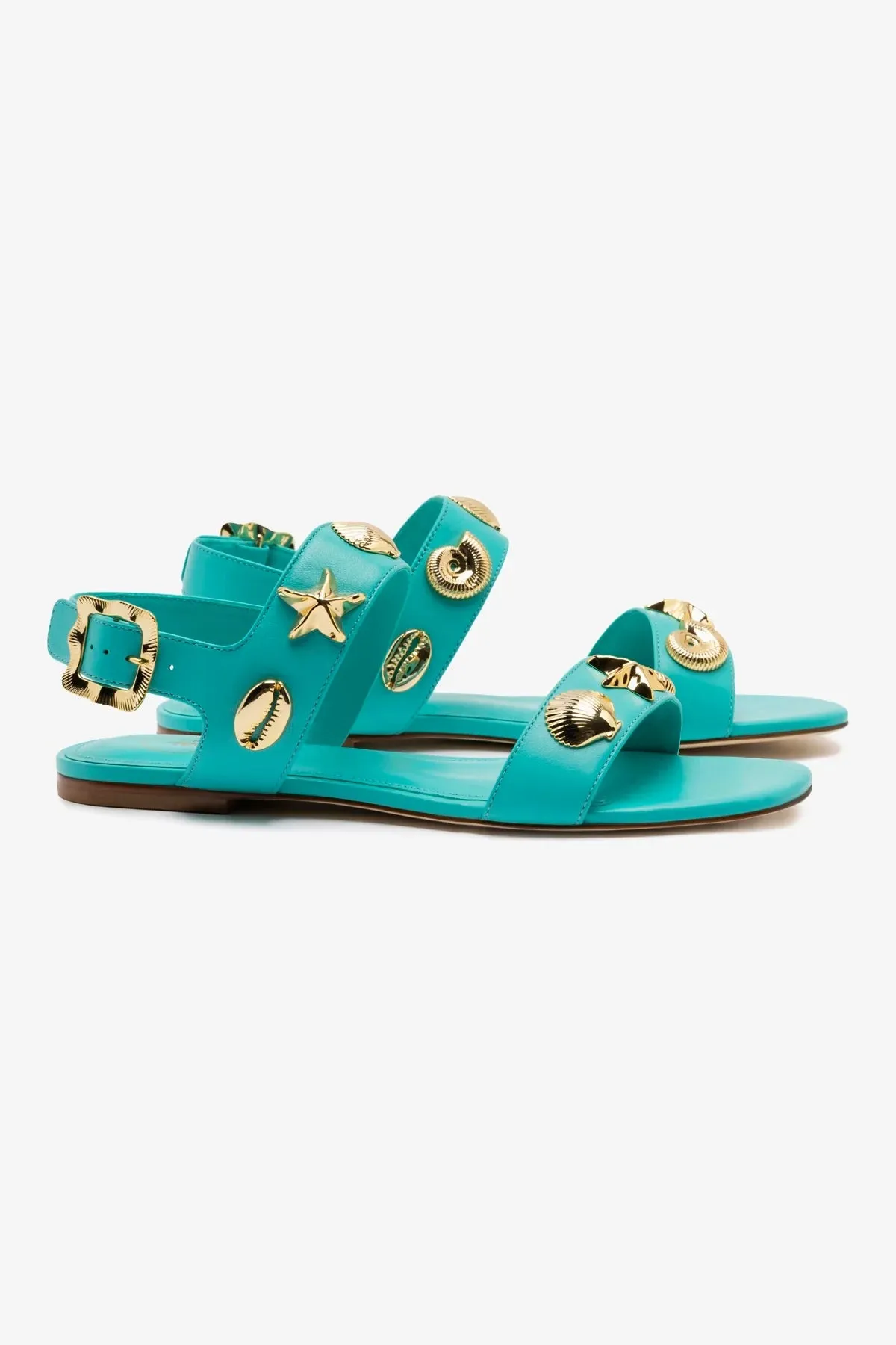 Madison Flat In Caribbean Leather