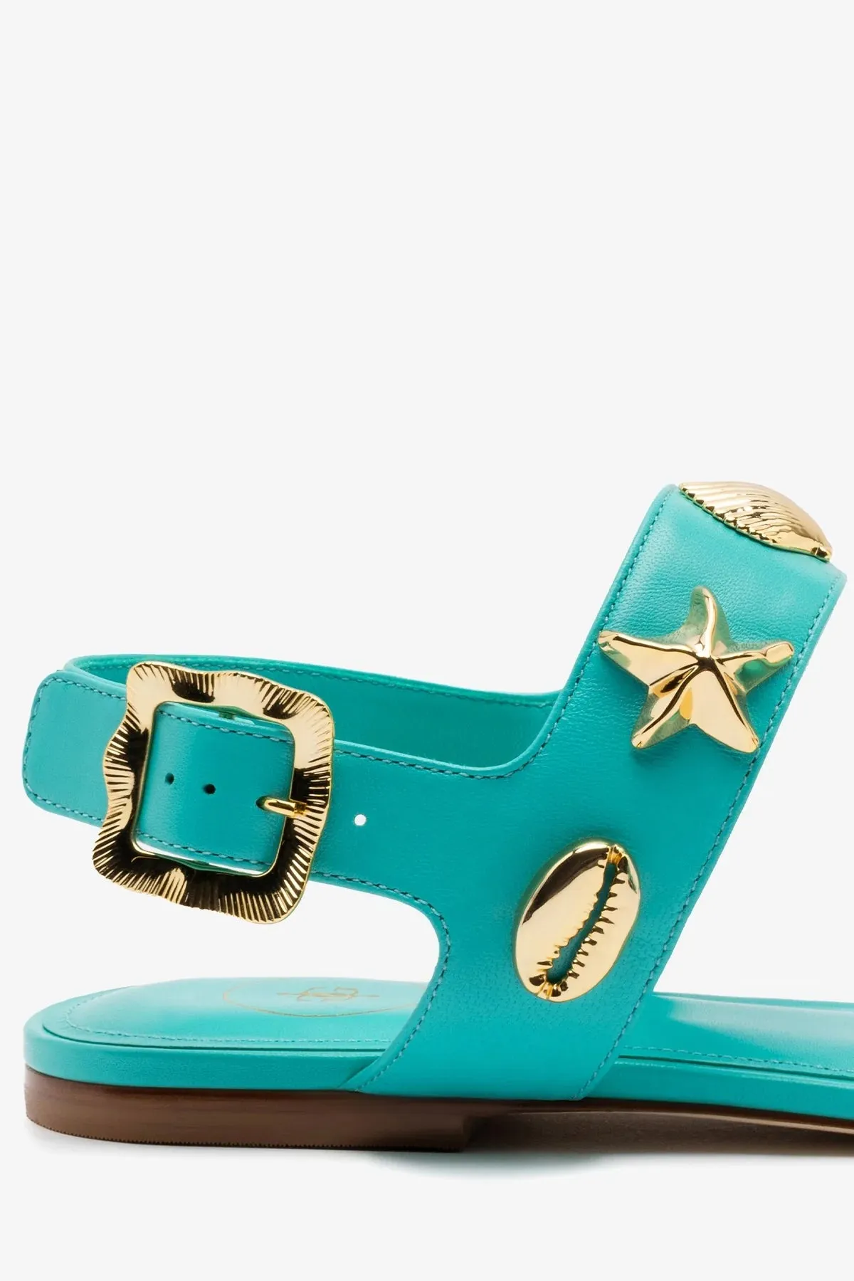 Madison Flat In Caribbean Leather