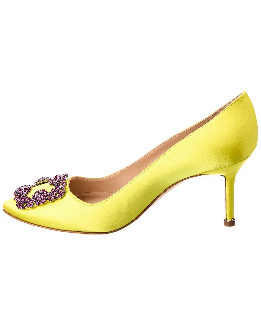 Manolo Blahnik Hangisi 70 Satin Pump