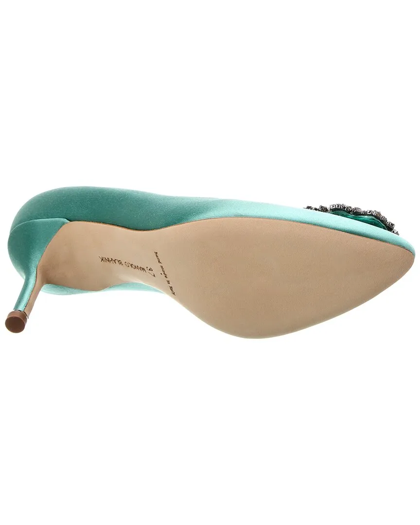 Manolo Blahnik Hangisi 90 Satin Pump