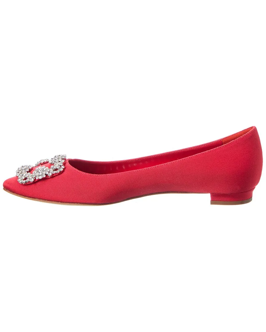 Manolo Blahnik Hangisi Grosgrain Flat