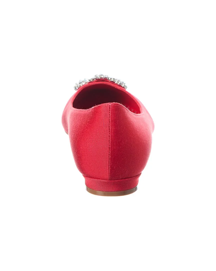 Manolo Blahnik Hangisi Grosgrain Flat