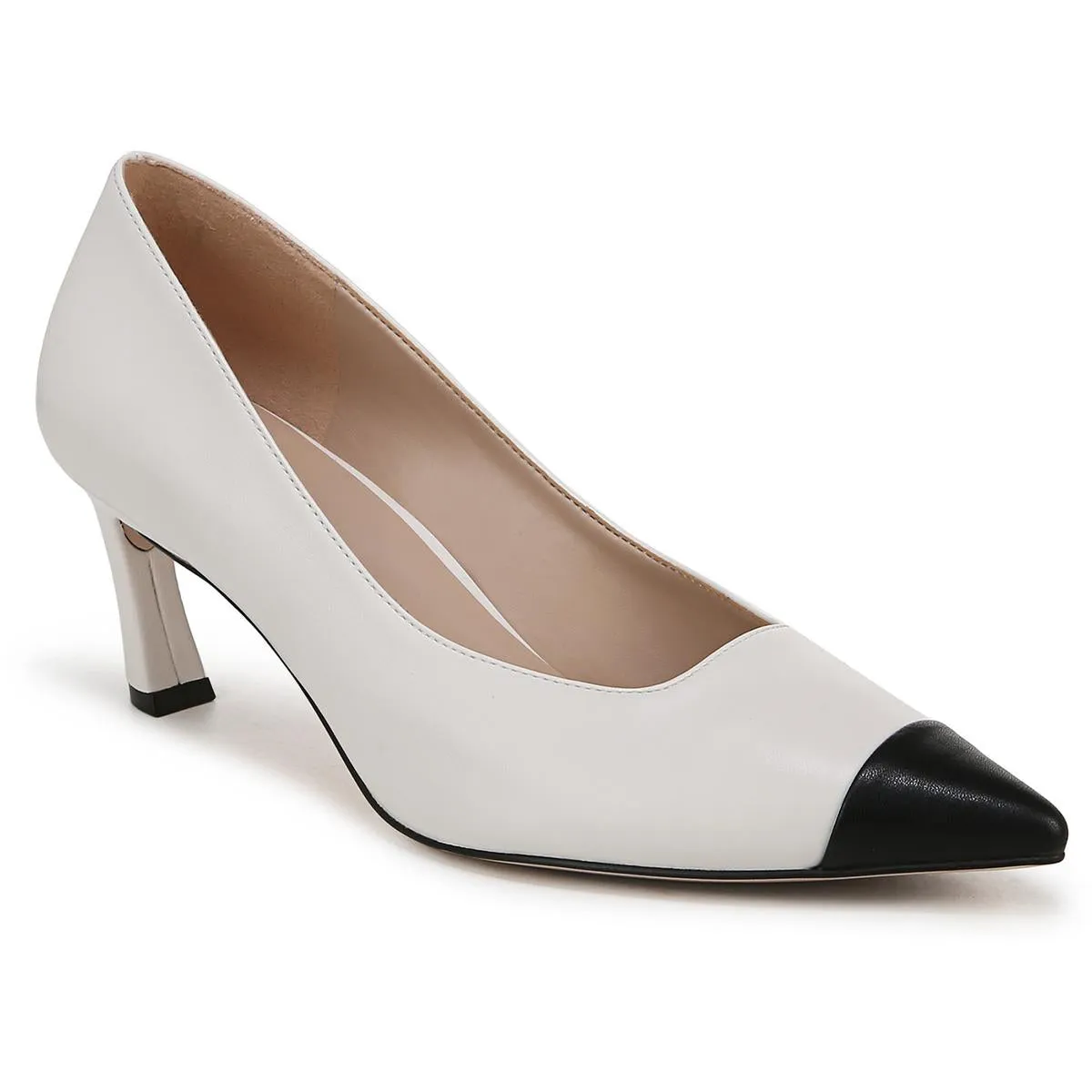 Mara Womens Leather Pointed Toe Pumps