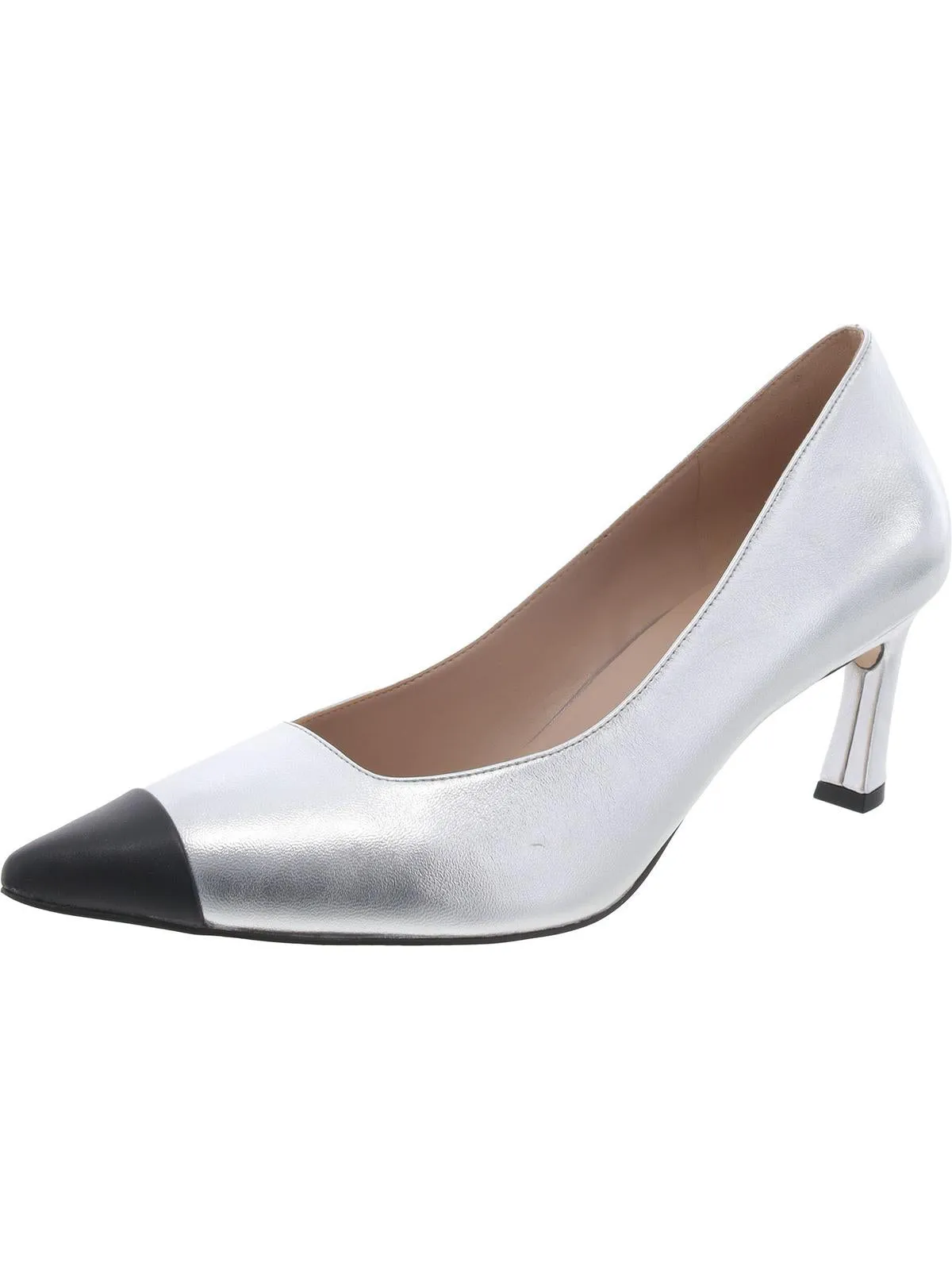 Mara Womens Leather Pointed Toe Pumps
