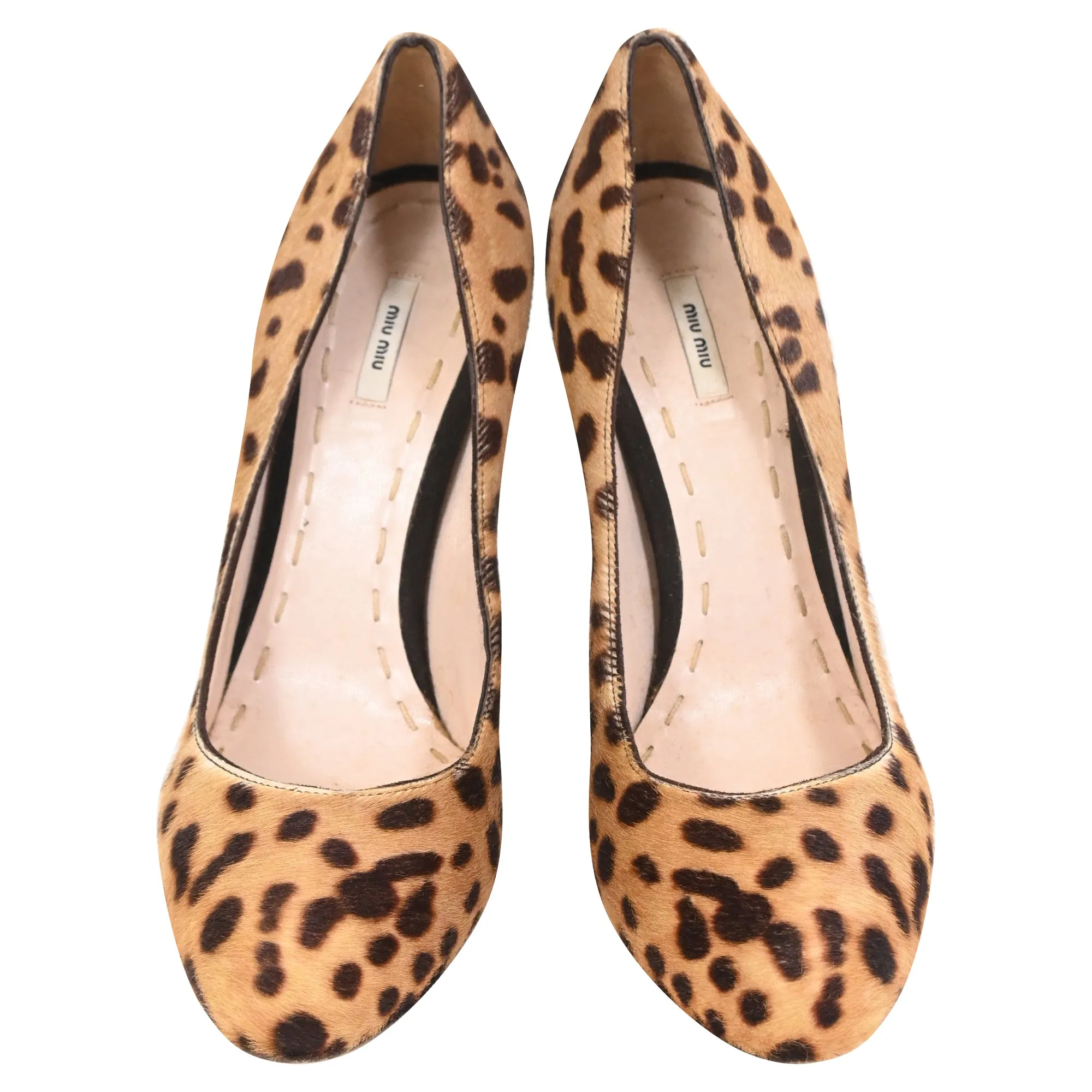 Miu Miu Pumps in Animal Print Pony Hair