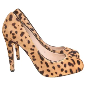 Miu Miu Pumps in Animal Print Pony Hair