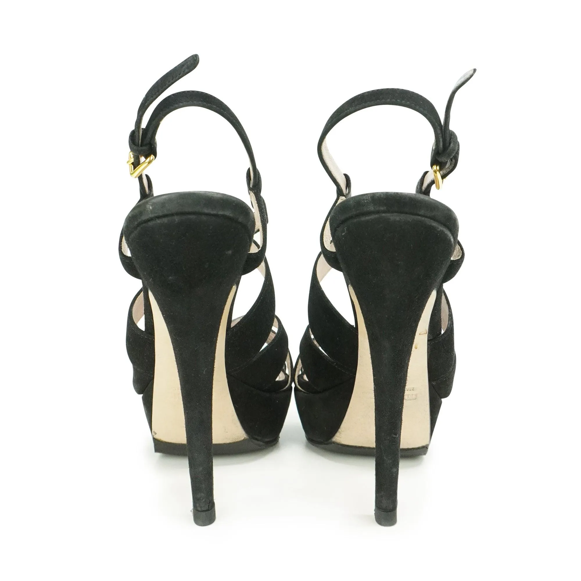 Miu Miu Strappy Heels - Women's 37