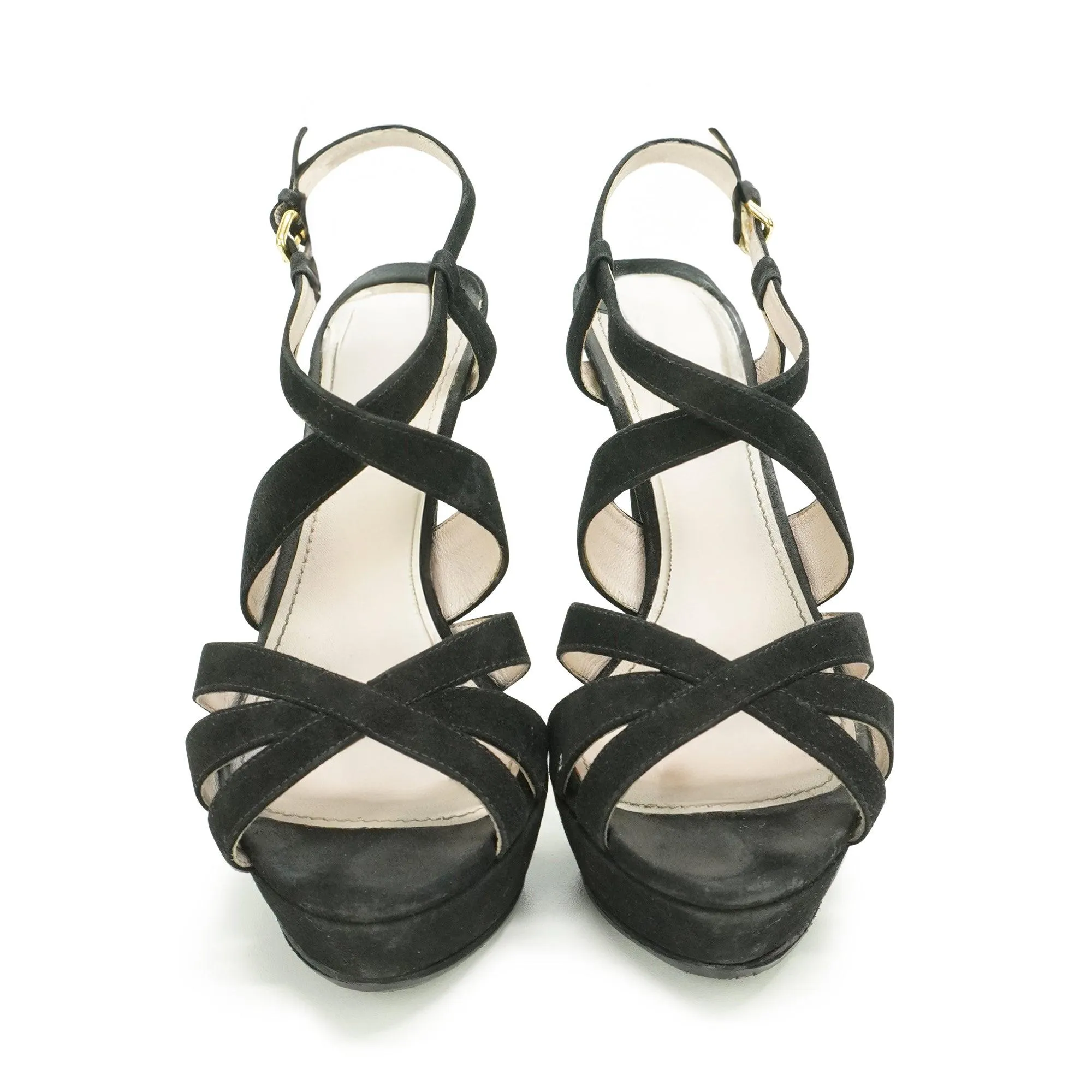 Miu Miu Strappy Heels - Women's 37