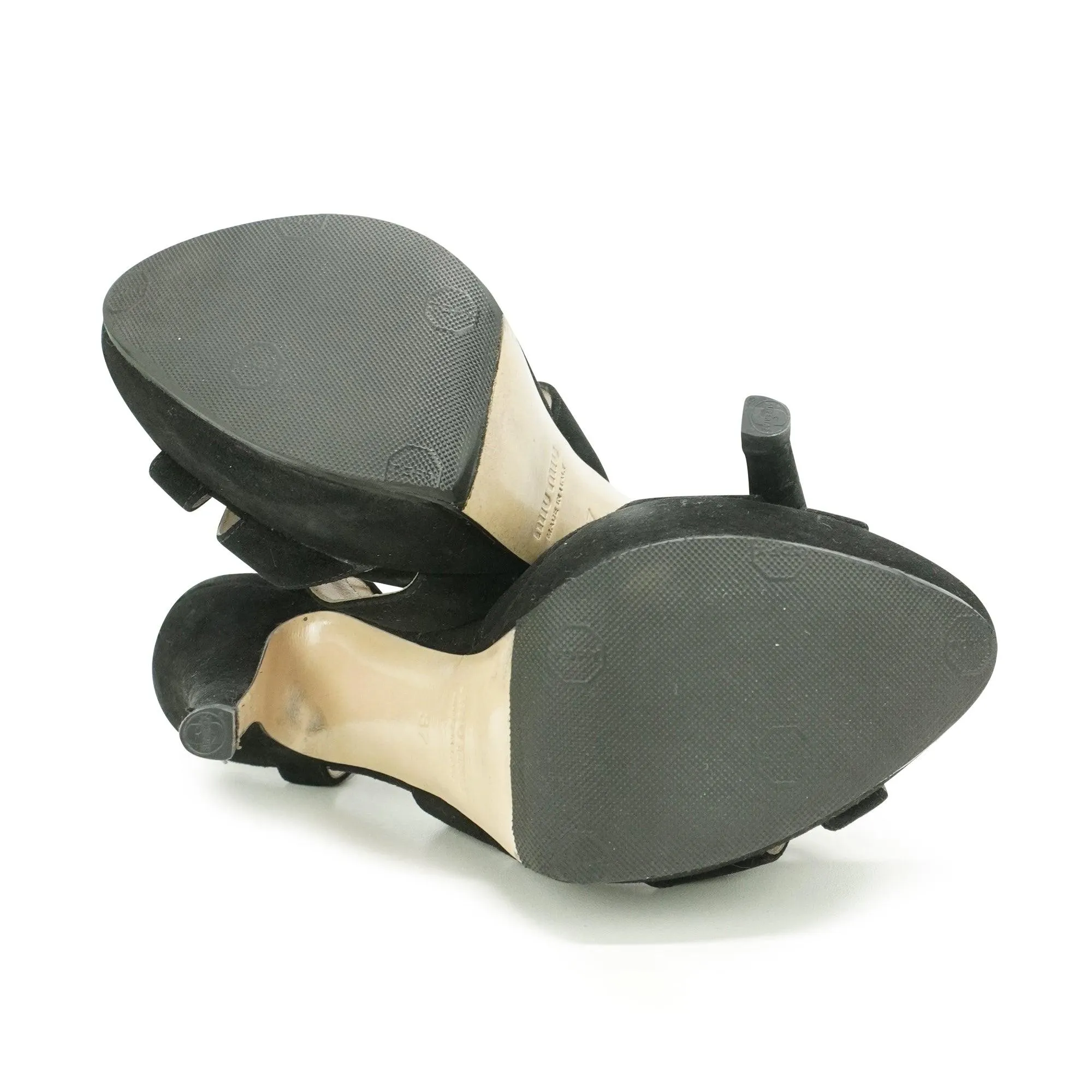 Miu Miu Strappy Heels - Women's 37