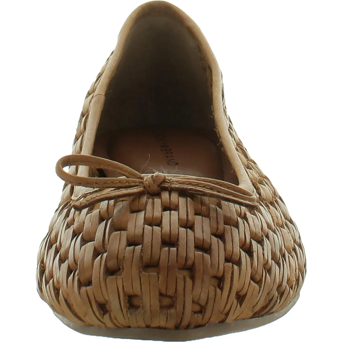 MOGENI Womens Leather Ballet Flats