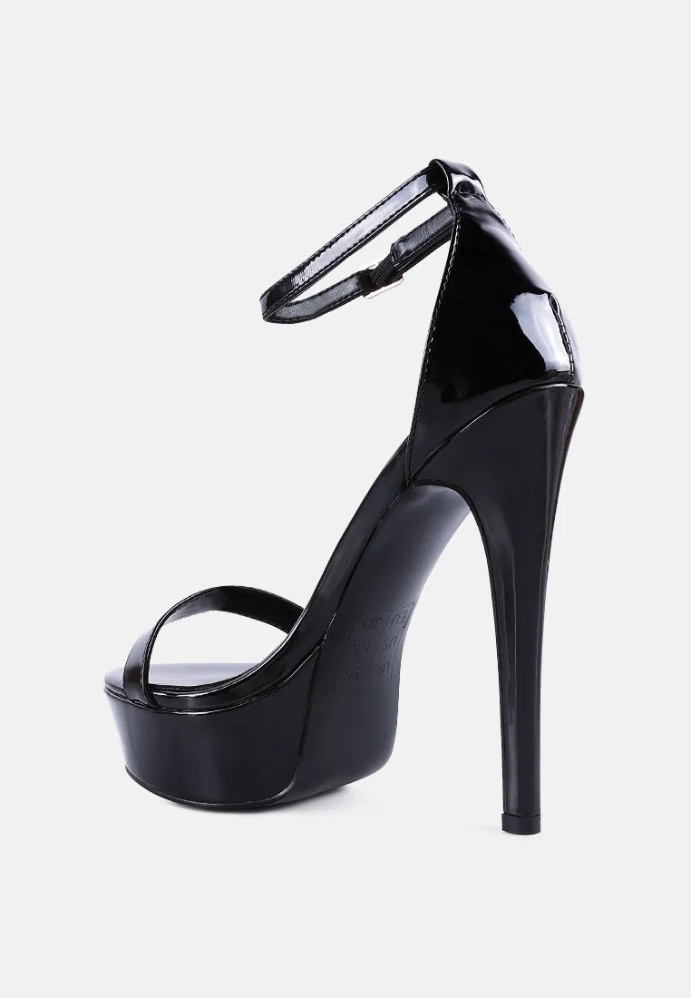 my mains high platform stiletto sandals
