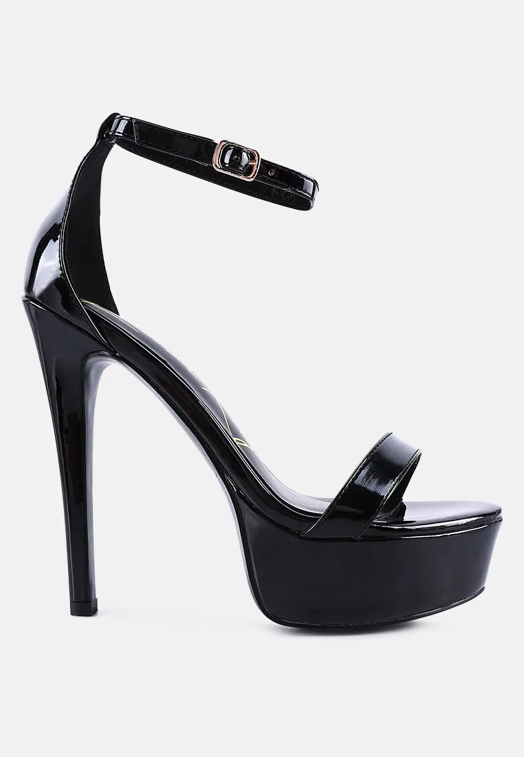 my mains high platform stiletto sandals