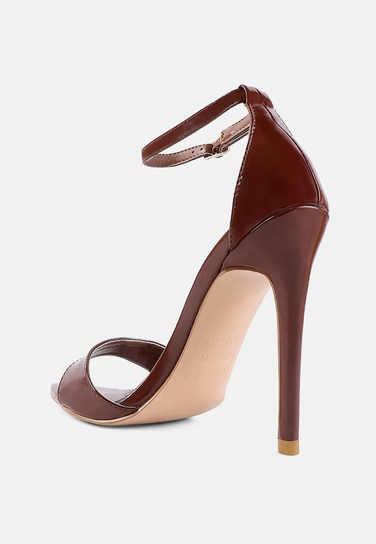 new flame ankle strap high heeled sandals