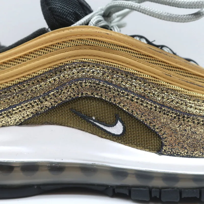 Nike Air Max 97 Sneakers Metallic Golden Gals Size 8.5 DO5881-700