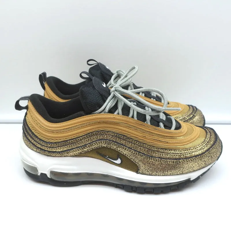 Nike Air Max 97 Sneakers Metallic Golden Gals Size 8.5 DO5881-700