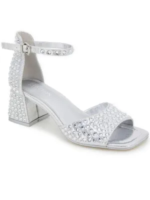 Nori Womens Ankle Strap Block Heel Pumps