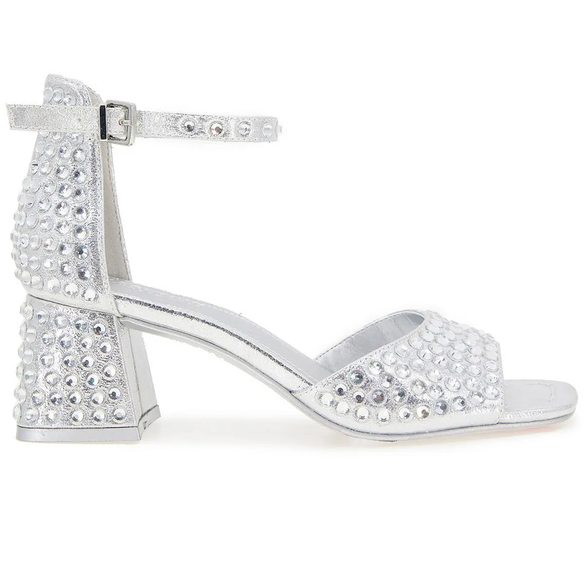 Nori Womens Ankle Strap Block Heel Pumps