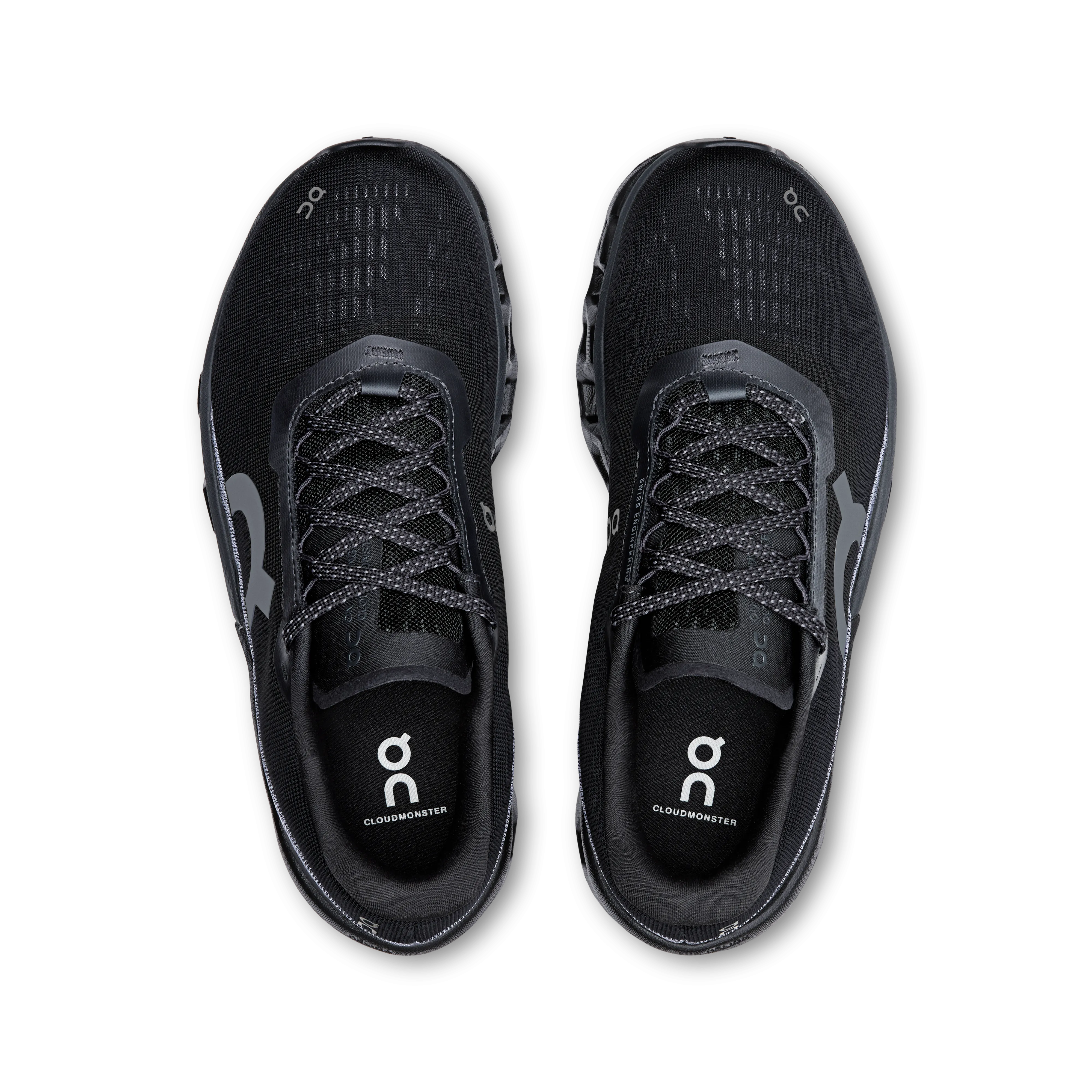 On Running Women's Cloudmonster 2 Shoes - Black / Eclipse