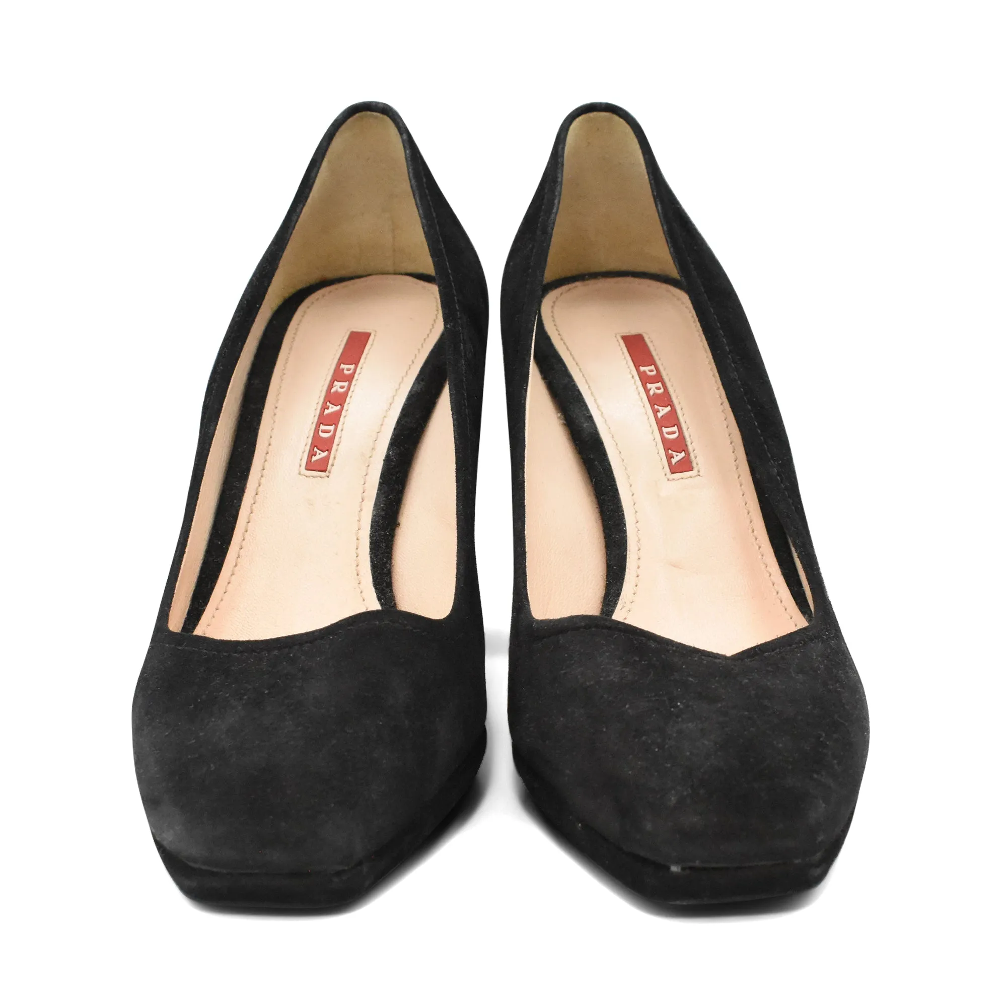 Prada Suede Heels - Women's 38.5