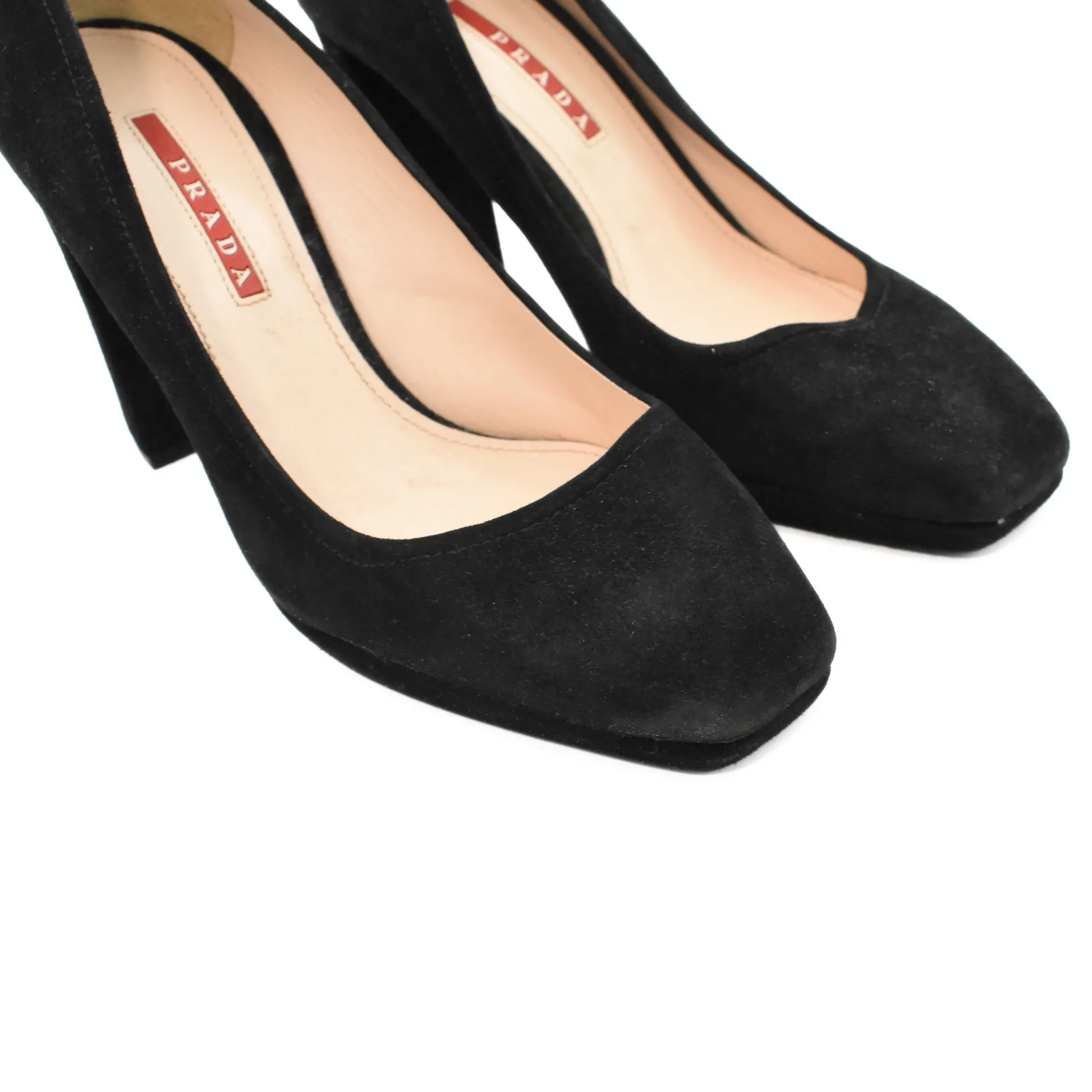 Prada Suede Heels - Women's 38.5