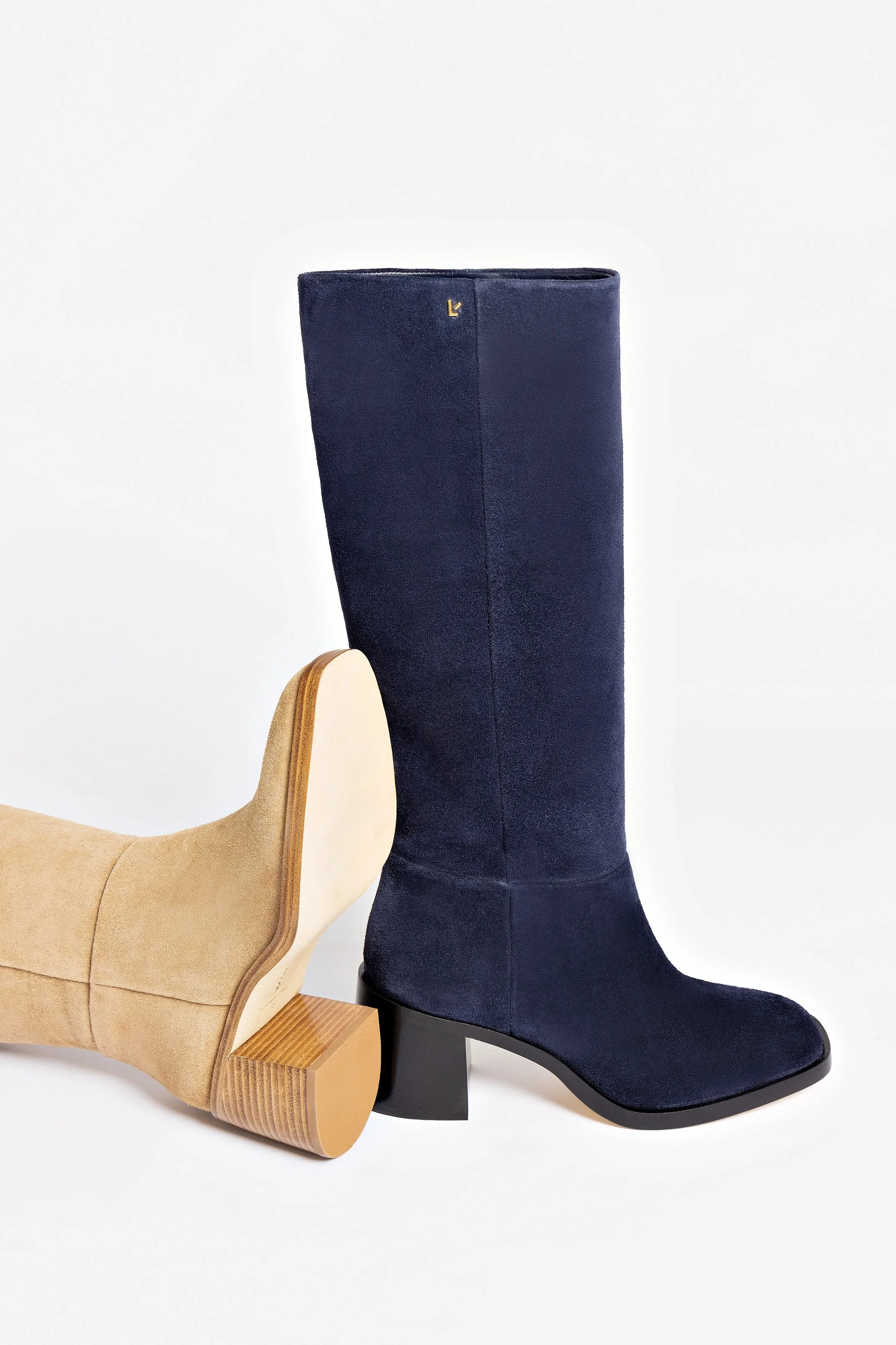 Ricky Boot In Dress Blue Suede