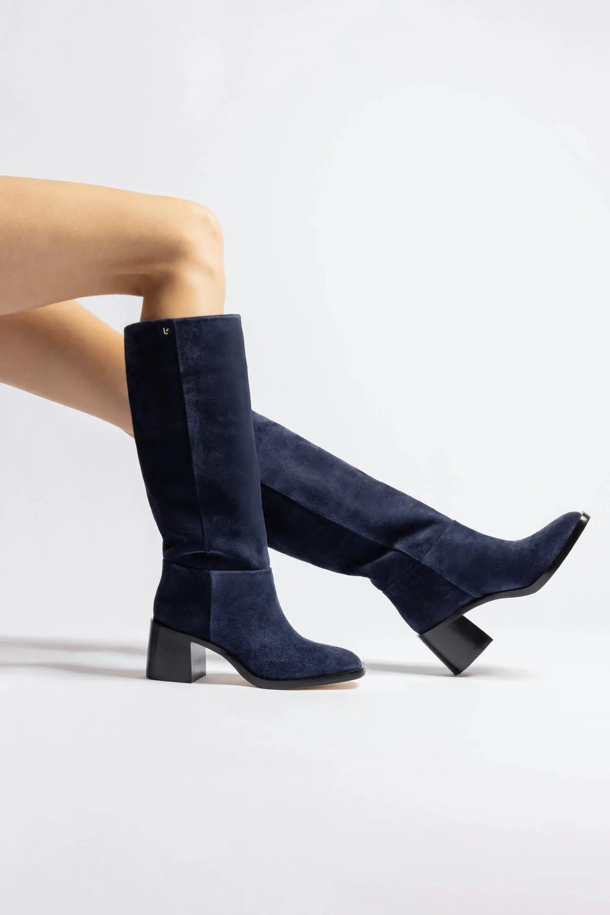 Ricky Boot In Dress Blue Suede