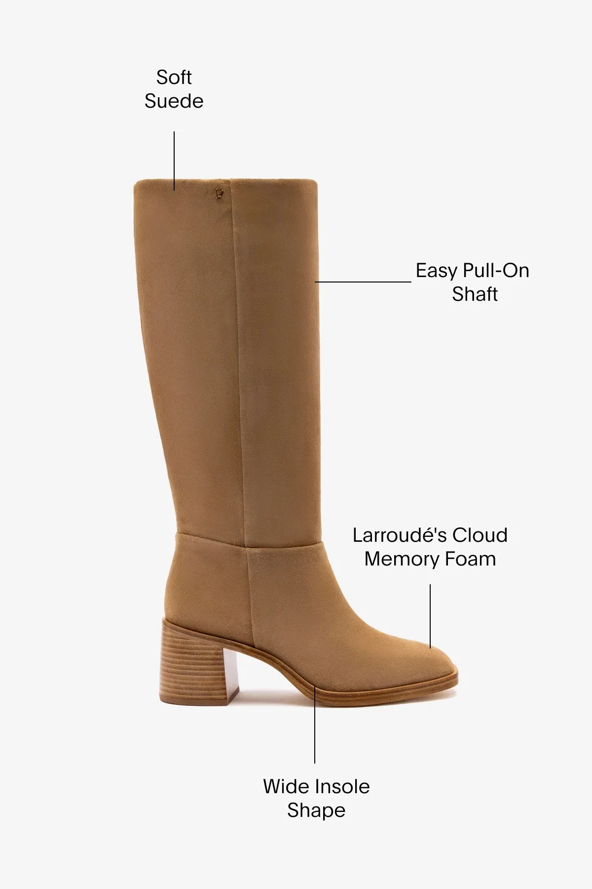 Ricky Boot In Peanut Suede