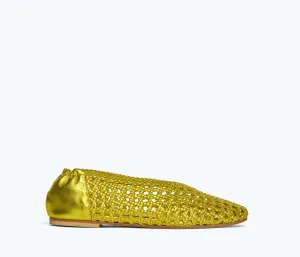 RILEY OPEN WEAVE BALLET FLAT