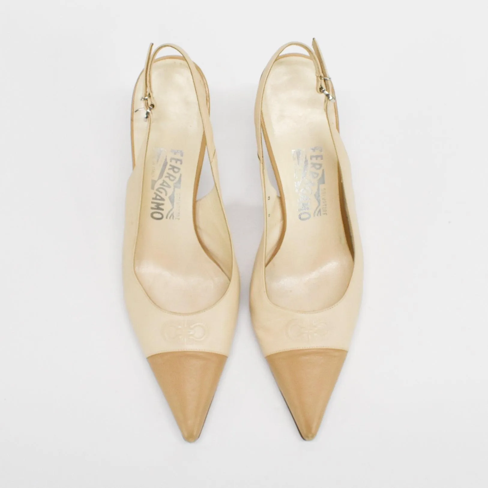 Salvatore Ferragamo Slingback Heels - Women's 8